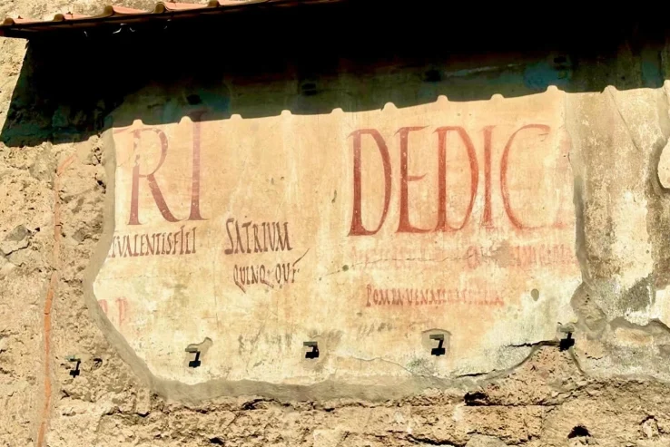 Frescos en Pompeya